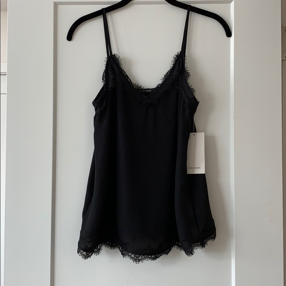 Zara - Jacquard Camisole Top